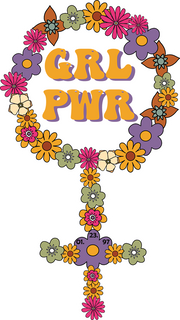 Girl Power Sticker. GRL PWR Sticker. Stickers for phones, tablets, computers, laptops. Empowering stickers for girls. Graduation gift for young girls. Stickers.