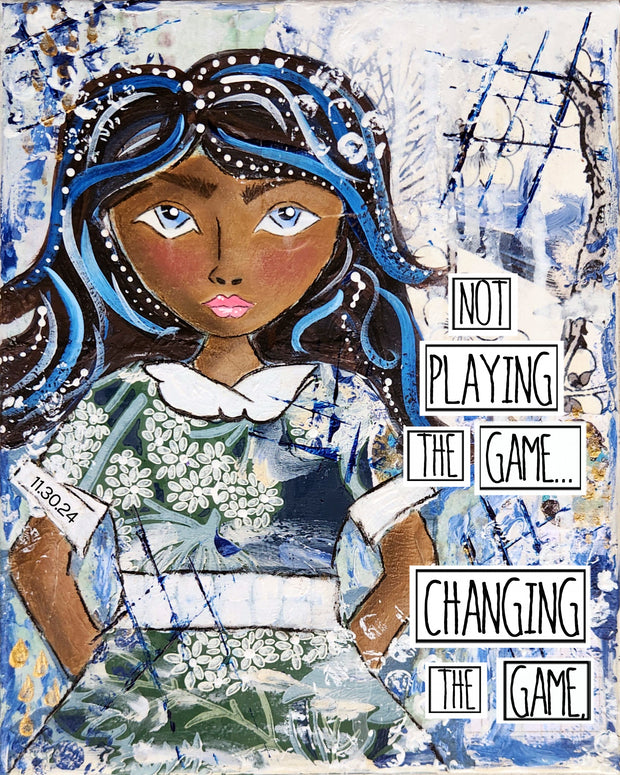 Black Girl Magic art print. Feminist Art Print. Brown Skin Girl Art Print. Dorm Room Wall art. Art print for Girls and Teens. Empowering art print.