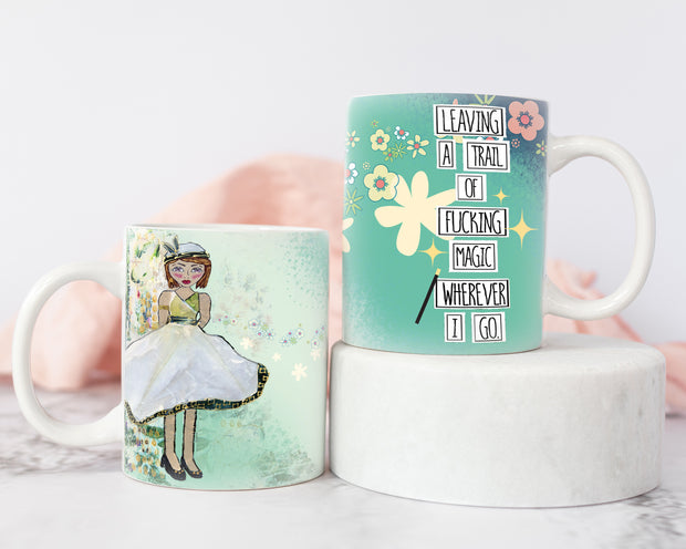 Empowering coffee mug for Ladies, Women, and Girls. Feminist Gift. Perfect birthday gift for Woman or Teen Girl.  Perfect Christmas Gift for Feminist or Her.   #HERstory #redefiningshe