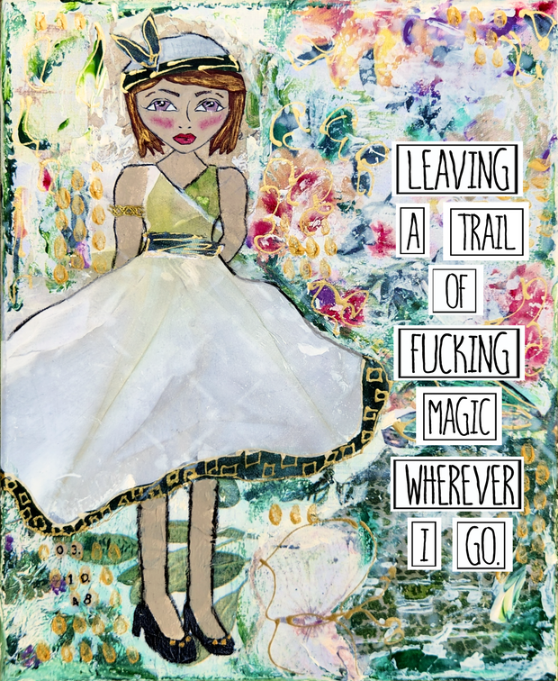 Art print for Women and Teens. Dorm wall art. Graduation gift. Birthday gift for Girls. Girlfriend gift. Feminist art.