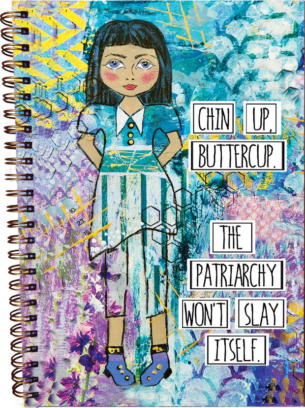 Empowerment journal for Girls, Teens and Women. Slay the Patriarchy journal. Feminist notebook. Girl gift. Gift for girlfriend. Holiday, Christmas, graduation gift for Girls and Teens. #herstory