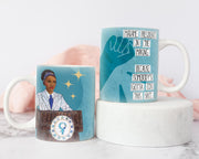 Empowering coffee mug for Ladies, Women, and Girls. Feminist Gift. Perfect birthday gift for Woman or Teen Girl. Coffee mug with political theme. Perfect Christmas Gift for Feminist or Her. Gift for Girl with Presidential ambitions. Woman Leader gift.  #HERstory #redefiningshe