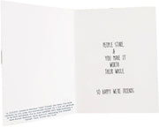 What I Like About You - Friendship Card