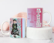 Empowering coffee mug inspired by RBG. Coffee mug for strong women. Coffee mug for RBG lovers. RBG coffee mug gift. Coffee mug for independent Women. #redefiningshe