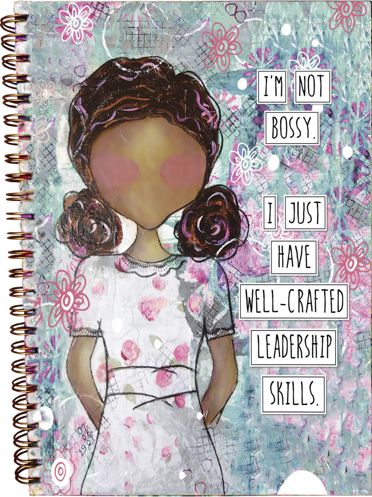 Empowering journal gift for young girls who want to be leaders. Journal gift for smart girls. Christmas gift for young girls. Birthday gift for young girls who are leaders. Empowerment gifts for girls.