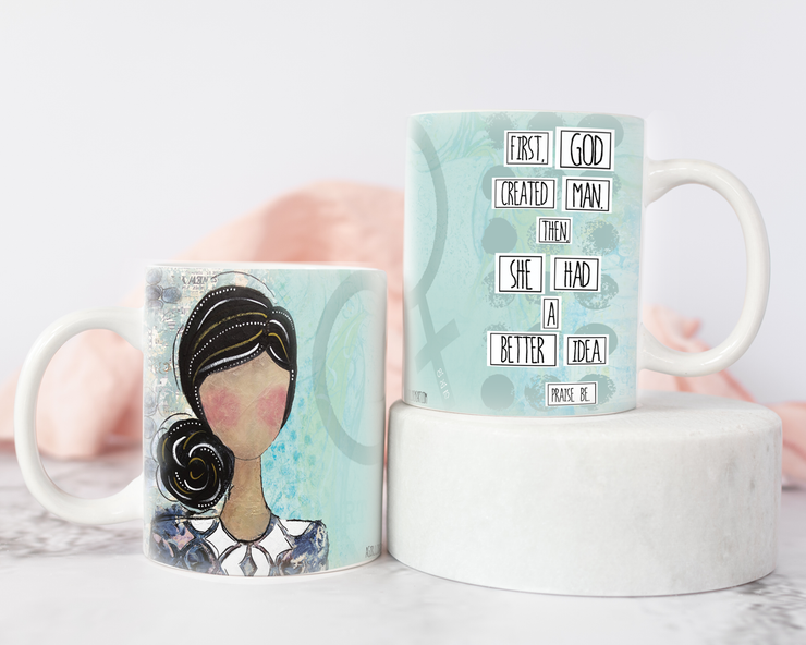 Empowering coffee mug for girls, teens and women. Coffee mug for feminist. Graduation gift for girls and teens. Feminist mug for women. Snarky mug for girls, teens and women. Girl Power mug.