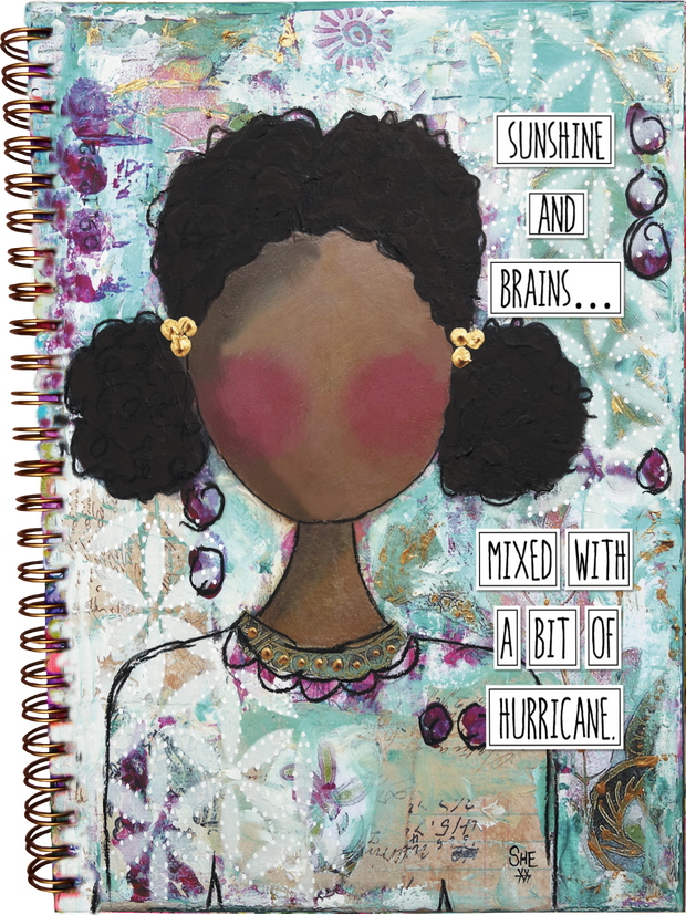 Journals for young girls. Journal for black girl. Empowering journal for girls. Journal gift for brown girls. Empowering gift for young girls. Girl power gift for girls and brown girls.