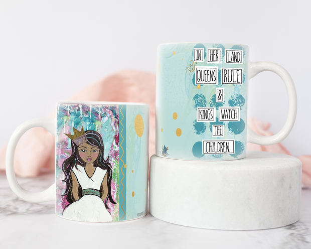 Empowering coffee mug for feminist, teens and women. Feminist mug. Snarky mug for women. Queen gift. Graduation gift for girls. Birthday or holiday gift for girls, teens, queens, women.
