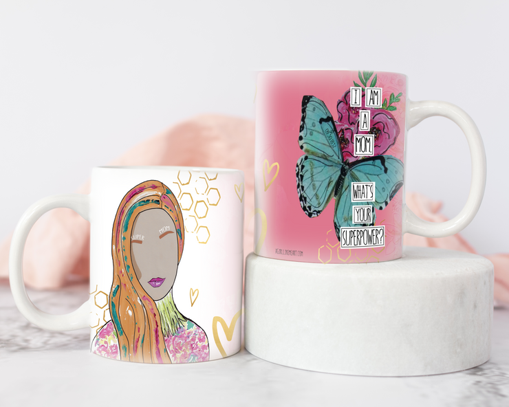 Empowering coffee mug for Moms and Mothers. Coffee mug gift for Mom. Perfect Mother's Day gift for Mom. Birthday or holiday gift for Mother. #redefiningshe 