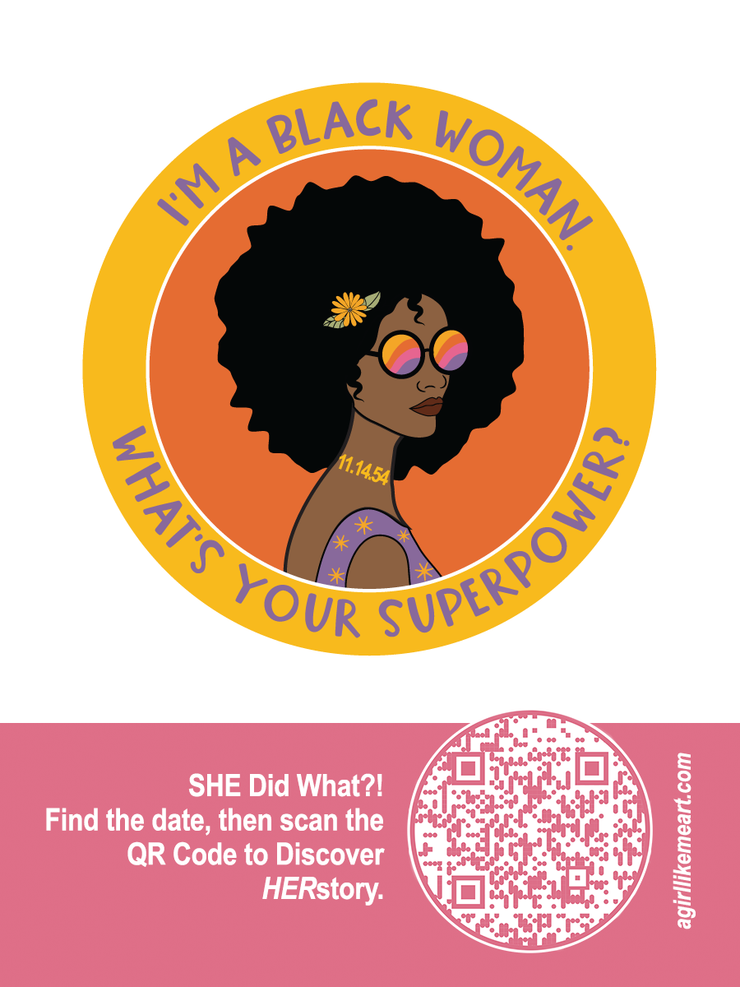 Empowering stickers for Black girls, teens and women. Sticker for laptop and smartphones. Feminist Stickers. Inspiring Stickers for African American girls, teens and women. Sticker for graduation and birthday gifts.  
