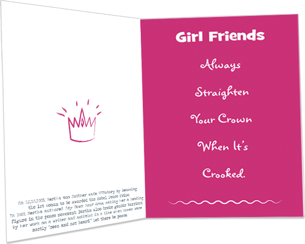 Girlfriend (GF) Code #160 - Friend Card