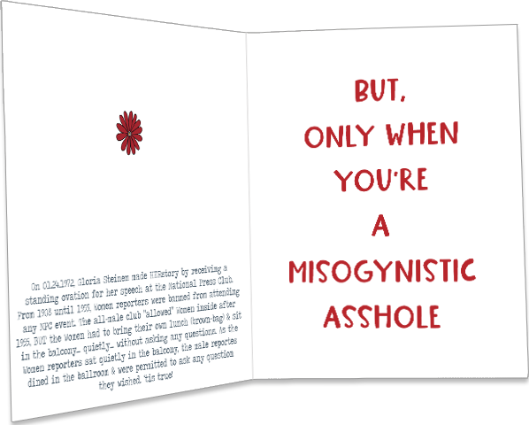 Why Yes, I Am An Angry Feminist - Greeting Card
