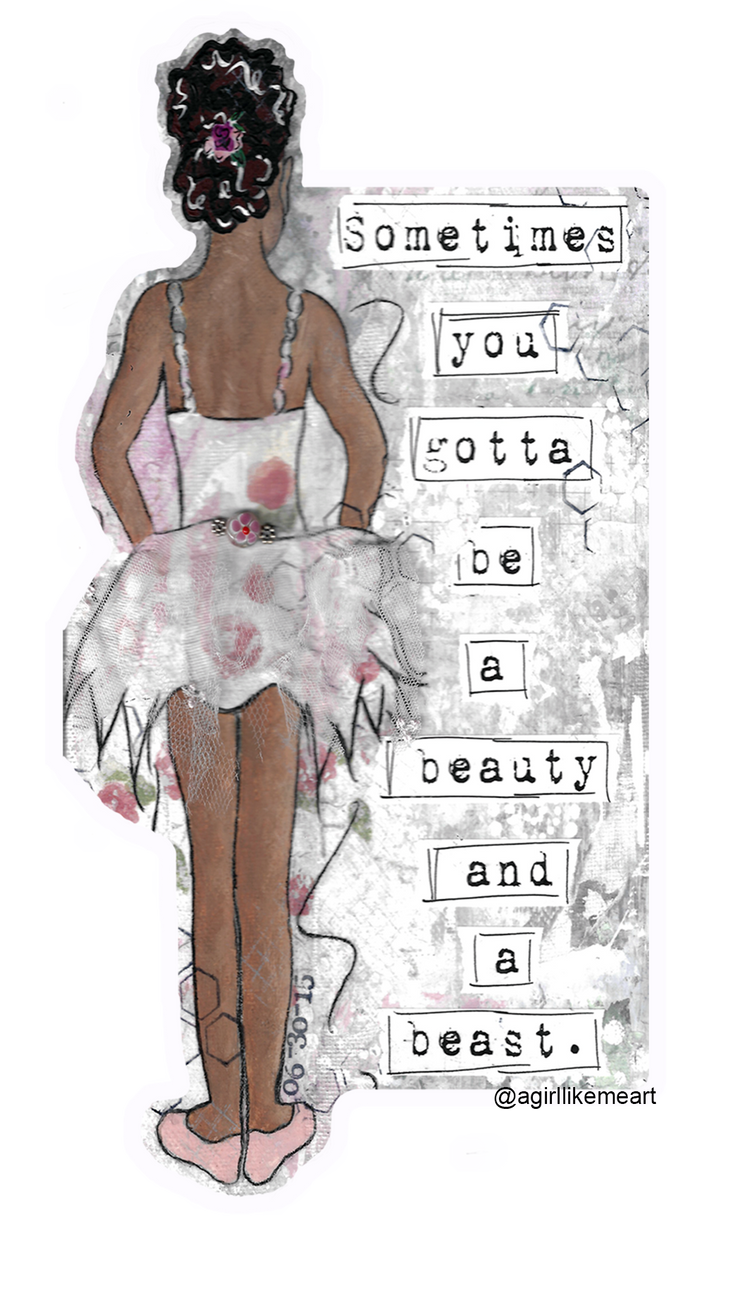 Empowering stickers for girls, teens and ballerinas. Ballet sticker. Sticker for laptop and smartphones. Feminist Stickers. Inspiring Stickers. Sticker for graduation and birthday gifts.  