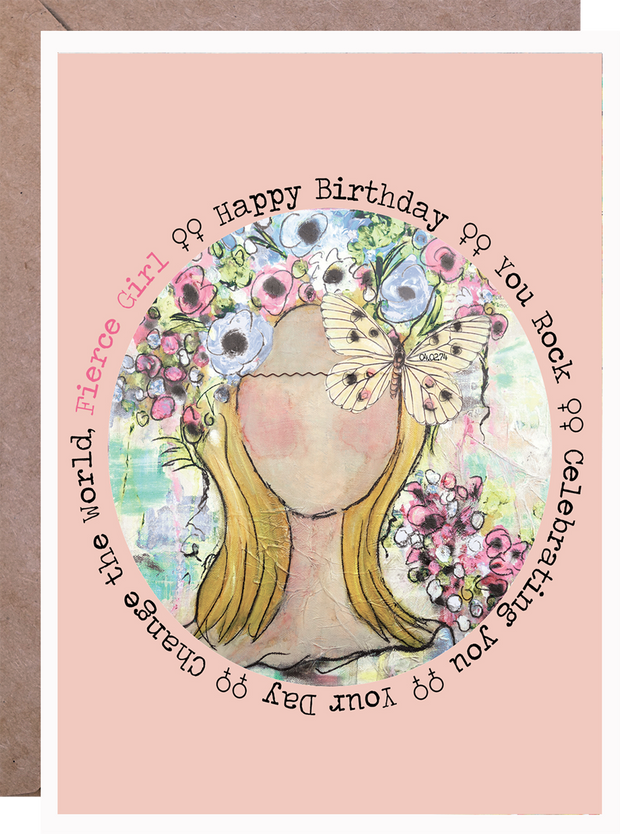 Fierce - Birthday Card