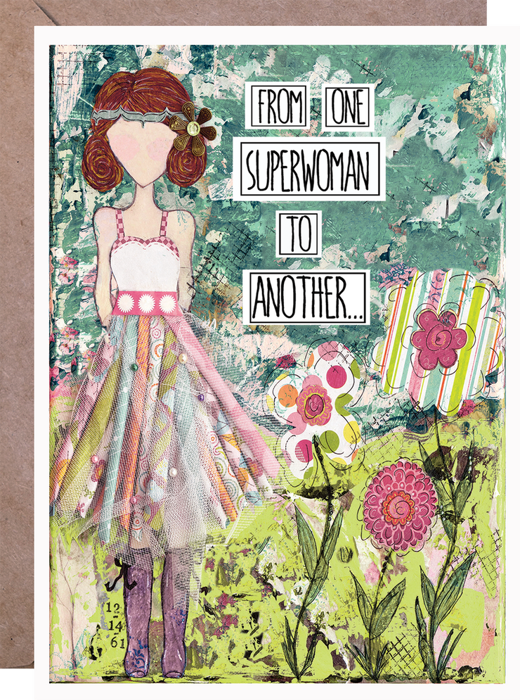 From One Superwoman To Another - Friendship Card